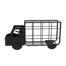 Load image into Gallery viewer, Steti Napkin Holder countertop for Kitchen, Office, Living Room and Bathroom; Modern Decorative Desktop Mail Organizer, Remote Control and Accessories Caddy in Fancy Truck Design, Matte Black