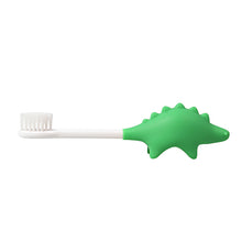 Load image into Gallery viewer, Steti Silicone Dino Toothbrush, BPA Free, Food Safety Grade, Multi colors