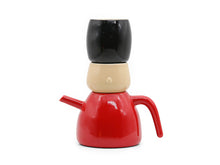 Load image into Gallery viewer, Steti Guardian Teapots set, with two cups and teapot, features traditional Royal Guard of GB