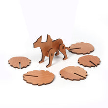 Load image into Gallery viewer, Steti Plywood Coaster, Toy, Assembled Lion
