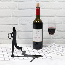 Load image into Gallery viewer, Steti Die-Casting Metal Wine Rack, Sturdy, Unique Baseball Design
