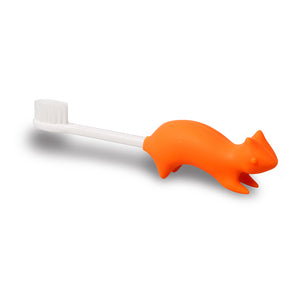 Steti Silicone Squirrel Toothbrush, Food Grade, FDA Tested