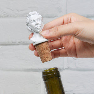 Steti Resin Wine Stopper, Einstein