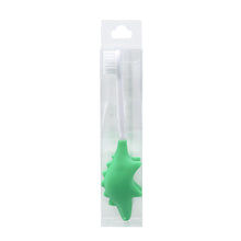 Load image into Gallery viewer, Steti Silicone Dino Toothbrush, BPA Free, Food Safety Grade, Multi colors