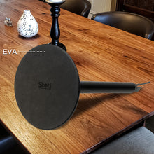 Load image into Gallery viewer, Steti Paper Towel Holder Countertop, Easy to Tear Paper Towel Stand for Kitchen or Tabletop, Fits All Rolls, Heavy Duty, Unique Modern Fishing Design, Black Matte