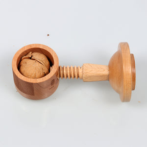 Steti Natural Wood Pinocchio Nutcracker, Funny Tool that Makes You Smile