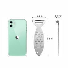 Load image into Gallery viewer, Steti Stainless Steel Ultra Sharp Fruit Peeler, Vegetable Peeler, Non-Slip, Easy to Clean Kitchen Gadget, Swivel Cute Fish Design