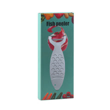 Load image into Gallery viewer, Steti Stainless Steel Ultra Sharp Fruit Peeler, Vegetable Peeler, Non-Slip, Easy to Clean Kitchen Gadget, Swivel Cute Fish Design