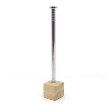 Load image into Gallery viewer, Steti Brass Ballpoint Pen, Silver Color, Nail
