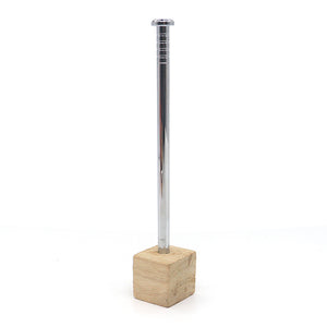 Steti Brass Ballpoint Pen, Silver Color, Nail