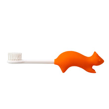 Load image into Gallery viewer, Steti Silicone Squirrel Toothbrush, Food Grade, FDA Tested
