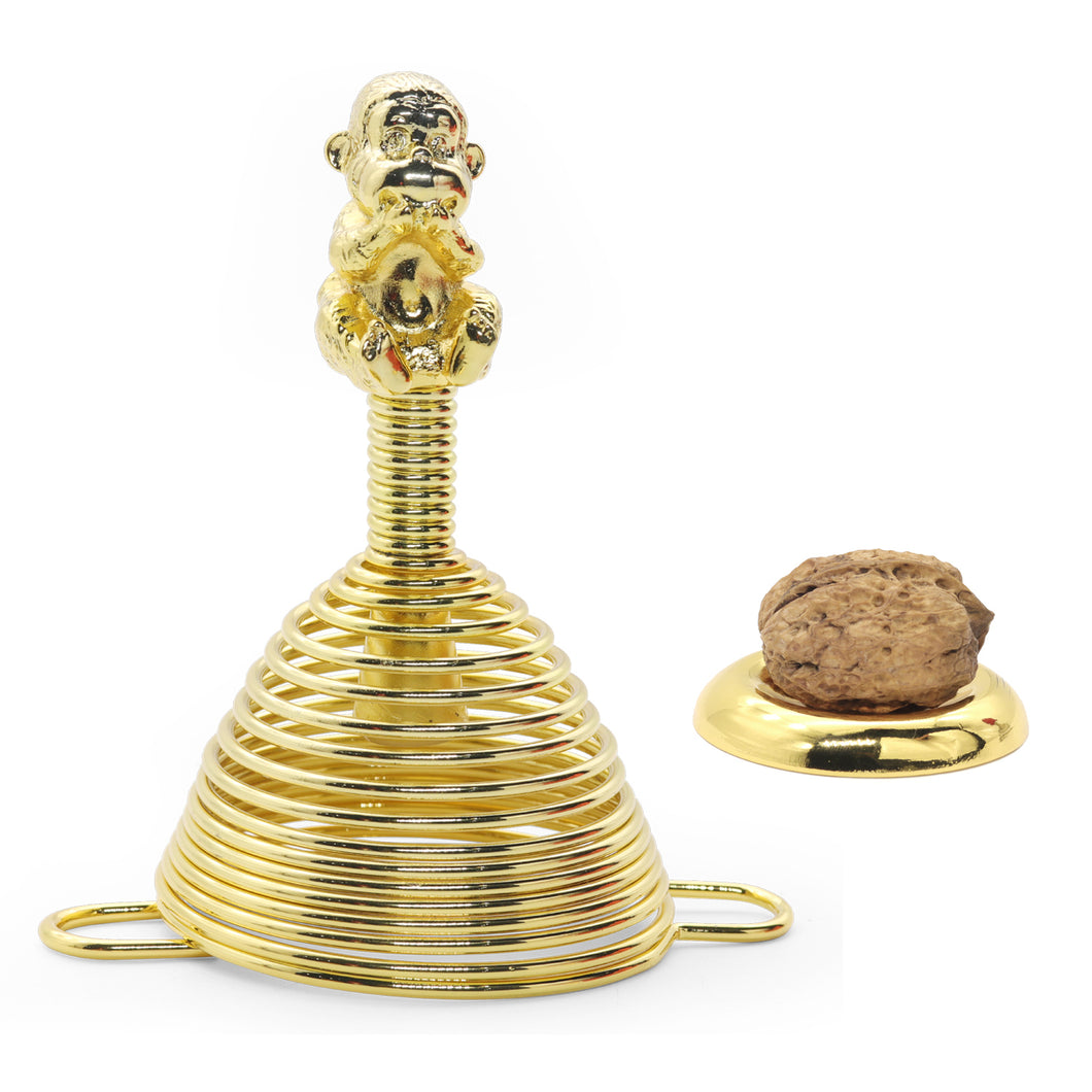 Steti Nutcracker, Metal, Monkey, gold