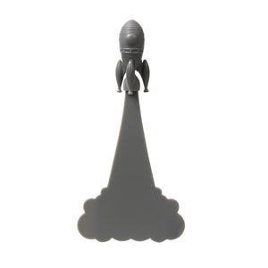 Steti Unique Designed Rocket Bookmark, Made of Nylon, Grey