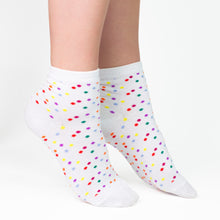 Load image into Gallery viewer, Steti Unisex Socks, Mint and White, Fancy Ice Cream Design, Perfect Gift for Men and Women
