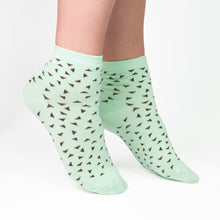 Load image into Gallery viewer, Steti Unisex Socks, Mint and White, Fancy Ice Cream Design, Perfect Gift for Men and Women
