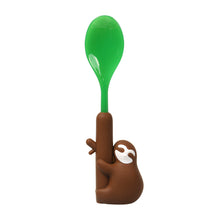Load image into Gallery viewer, Steti Silicone Fork and Spoon Set, BPA Free, Food Safe Grade
