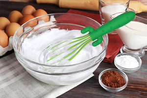 Steti Whisk, Green, Cactus Shape