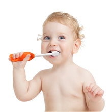Load image into Gallery viewer, Steti Silicone Squirrel Toothbrush, Food Grade, FDA Tested
