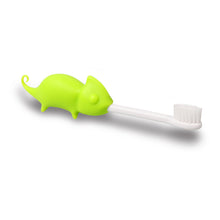 Load image into Gallery viewer, Steti Silicone Lizard Toothbrush, High Quality, FDA Tested
