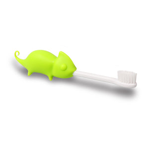 Steti Silicone Lizard Toothbrush, High Quality, FDA Tested