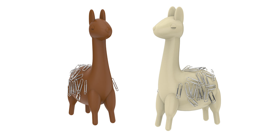 Steti ABS Alpaca Paper Clip holder, with Strong Magnets inside, Powerful Tool for Office