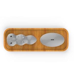 Steti Ceramic Salt and Pepper Shaker, in Crocodile and Hippo Design