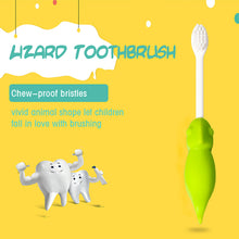 Load image into Gallery viewer, Steti Silicone Lizard Toothbrush, High Quality, FDA Tested
