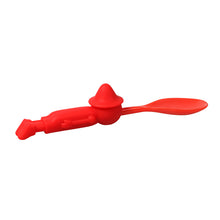 Load image into Gallery viewer, Steti Silicone Kids Fork And Spoon Set, Pinocchio Design, FDA &amp; LFGB Tested
