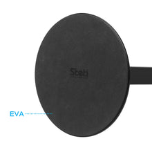 Load image into Gallery viewer, Steti Paper Towel Holder Stand Countertop, Easy to Tear Single-handedly Paper Roll Holder, for Kitchen, Bathroom, Living Room, Fits All Rolls, Heavy Duty, Unique Baseball Theme Design, Matte Black
