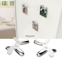 Load image into Gallery viewer, Steti Zinc Alloy Balloon Dog Magnet and Photo Holder, In Silver and Black Colour

