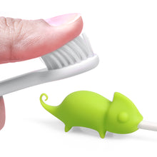 Load image into Gallery viewer, Steti Silicone Lizard Toothbrush, High Quality, FDA Tested
