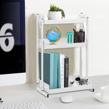 Load image into Gallery viewer, Steti Foldable 3-Tier Spice Rack, Cosmetic Shelves, Office Organizer, White
