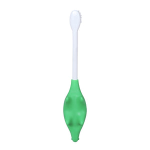 Steti Silicone Dino Toothbrush, BPA Free, Food Safety Grade, Multi colors