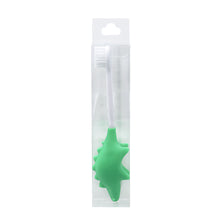 Load image into Gallery viewer, Steti Silicone Dino Toothbrush, BPA Free, Food Safety Grade, Multi colors
