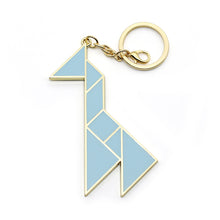 Load image into Gallery viewer, Steti Keychain for Men and Women, Tangram Design, Zinc Alloy, Enamel

