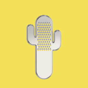 Stainless steel garlic cheese grater