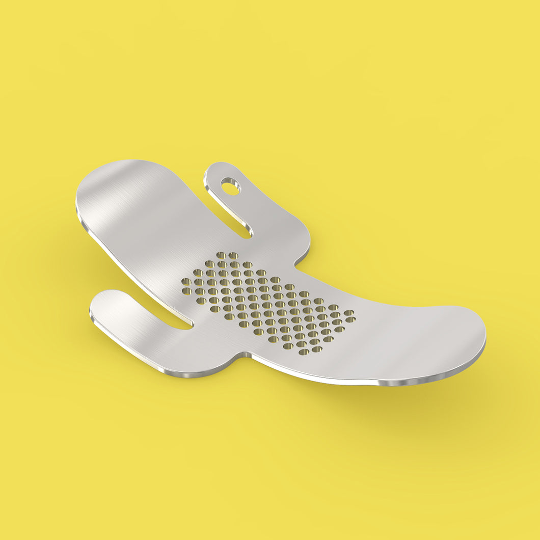 Stainless steel cactus garlic grater