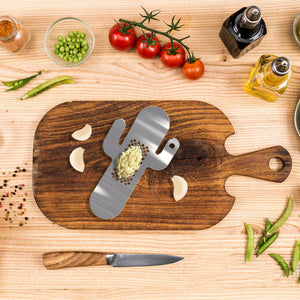 Stainless steel cactus garlic grater