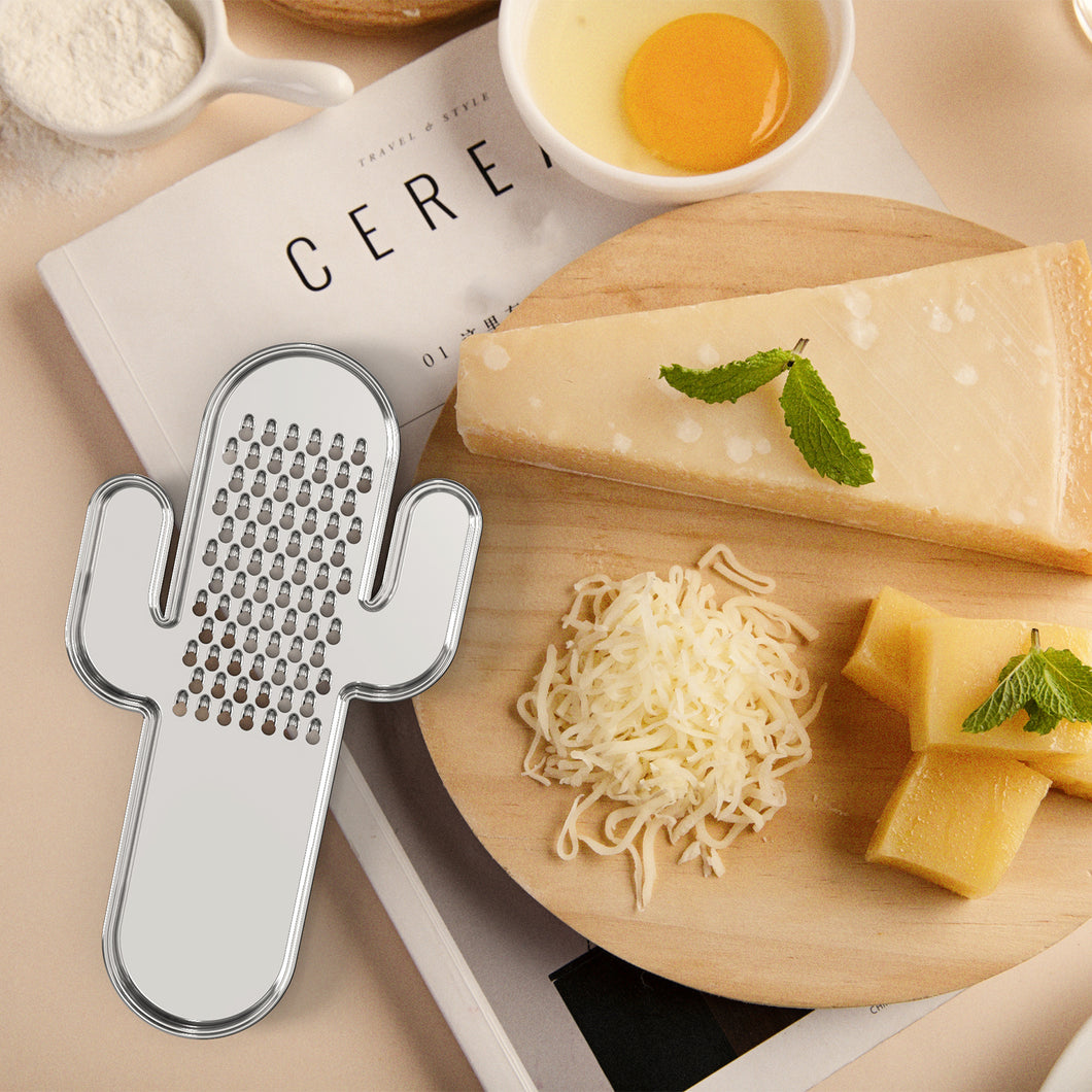 Stainless steel garlic cheese grater
