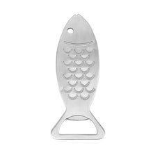 Load image into Gallery viewer, Steti Stainless Steel Bottle Opener, Modern Unique Funny Innovative Kitchen Gadget, Perfect Gift for Beer Lovers, Fish Design,
