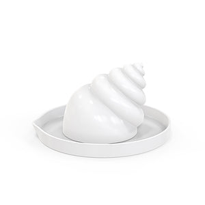 Steti Cute Snail Juicer, Ceramic, Milky White