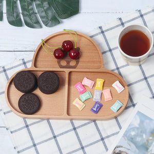 Steti Natural Wood Serving Tray, Lovely UFO Design